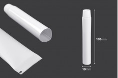 Plastična tuba 15 ml sa unutrašnjom aluminijumskom oblogom i navojnim zatvaračem – 12 kom