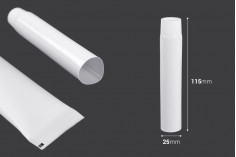 Plastična tuba 30 ml sa unutrašnjom aluminijumskom oblogom i navojnim zatvaračem – 12 komada