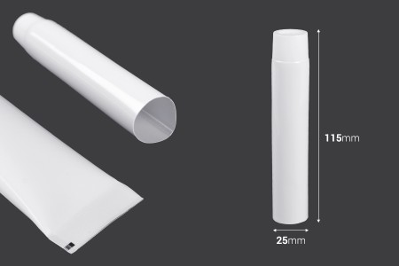 Plastična tuba 30 ml sa unutrašnjom aluminijumskom oblogom i navojnim zatvaračem – 12 komada-dimenzije_slike