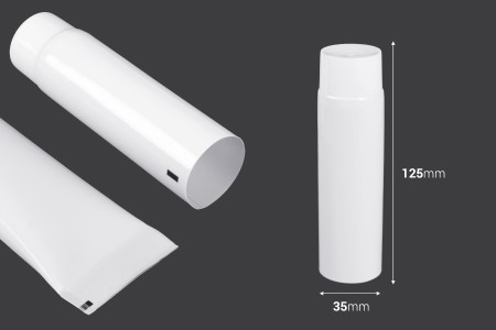 Plastična tuba 50 ml sa unutrašnjom aluminijumskom oblogom i navojnim zatvaračem – 12 komada-dimenzije_slike