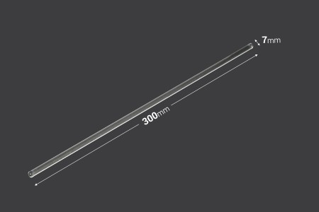 Stakleni štapić za mešanje 7x300 mm - 6 kom-2