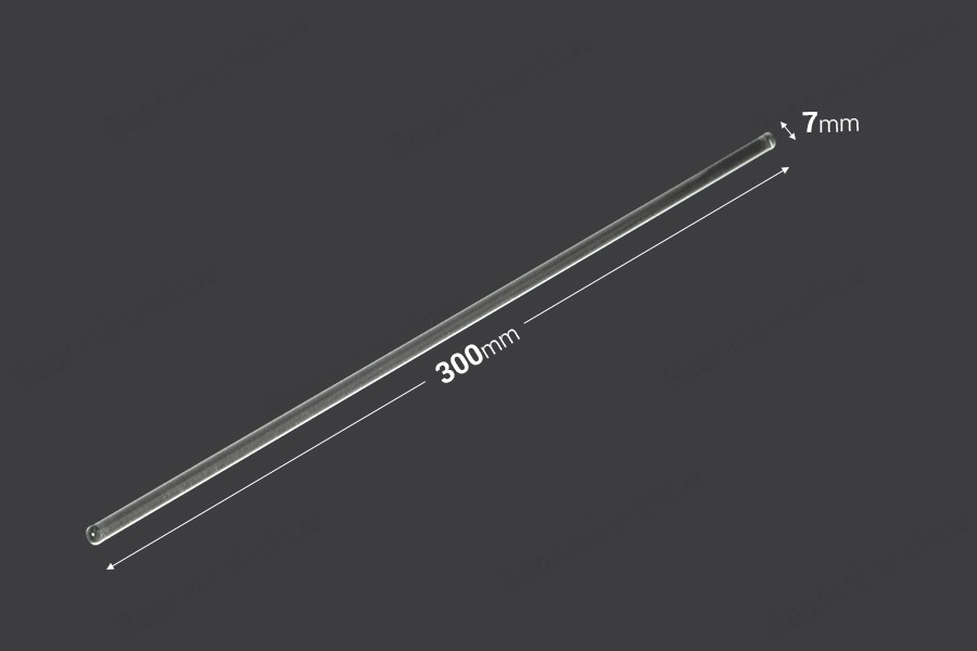 Stakleni štapić za mešanje 7x300 mm - 6 kom-dimenzije_slike