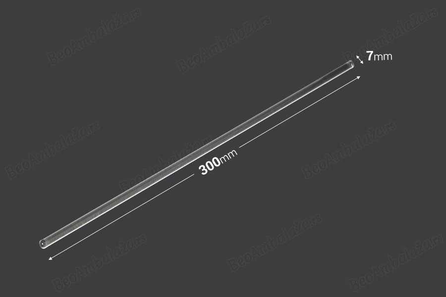 Stakleni štapić za mešanje 7x300 mm - 6 kom-dimenzije_slike
