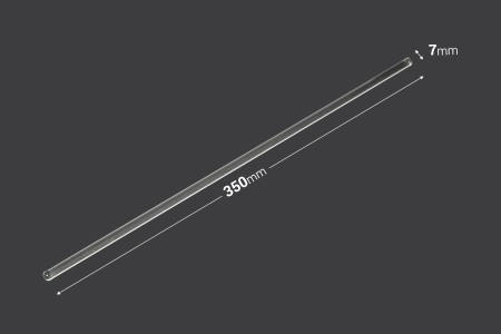 Stakleni štapić za mešanje 7x350 mm - 6 kom-2