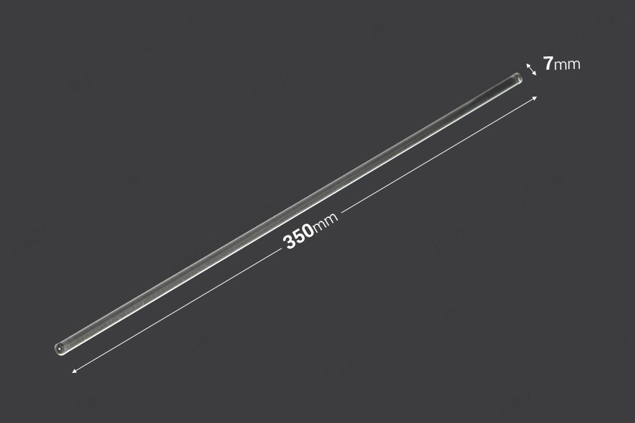 Stakleni štapić za mešanje 7x350 mm - 6 kom-dimenzije_slike