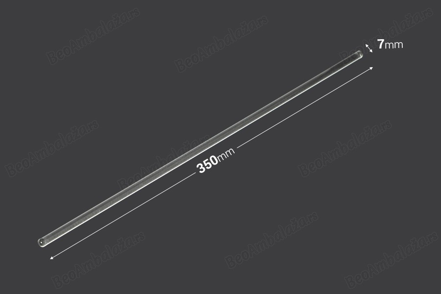 Stakleni štapić za mešanje 7x350 mm - 6 kom-dimenzije_slike