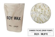 Meki biljni sojin vosak u obliku pahuljica - 25 kg