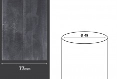 Termoskupljajuća perforirana plastična folija širine 77 mm - dužina metar (f 49)