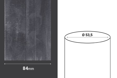 Termoskupljajuća perforirana plastična folija širine 84 mm - dužina metar (f 53.5)-2