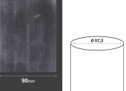 Termoskupljajuća perforirana plastična folija širine 90 mm - dužina metar (f 57.3) Termoskupljajuća perforirana plastična folija širine 90 mm - dužina metar (f 57.3)