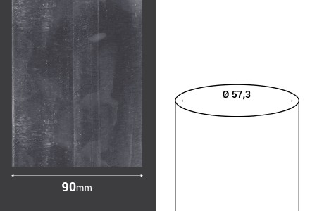 Termoskupljajuća perforirana plastična folija širine 90 mm - dužina metar (f 57.3)-2