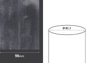 Termoskupljajuća perforirana plastična folija širine 96 mm - dužina metar (f 61.1)