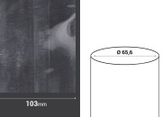 Termoskupljajuća perforirana plastična folija širine 103 mm - dužina metar (f 65.6) Termoskupljajuća perforirana plastična folija širine 103 mm - dužina metar (f 65.6)