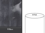 Termoskupljajuća perforirana plastična folija širine 115 mm - dužina metar (f 73,2) Termoskupljajuća perforirana plastična folija širine 115 mm - dužina metar (f 73,2)