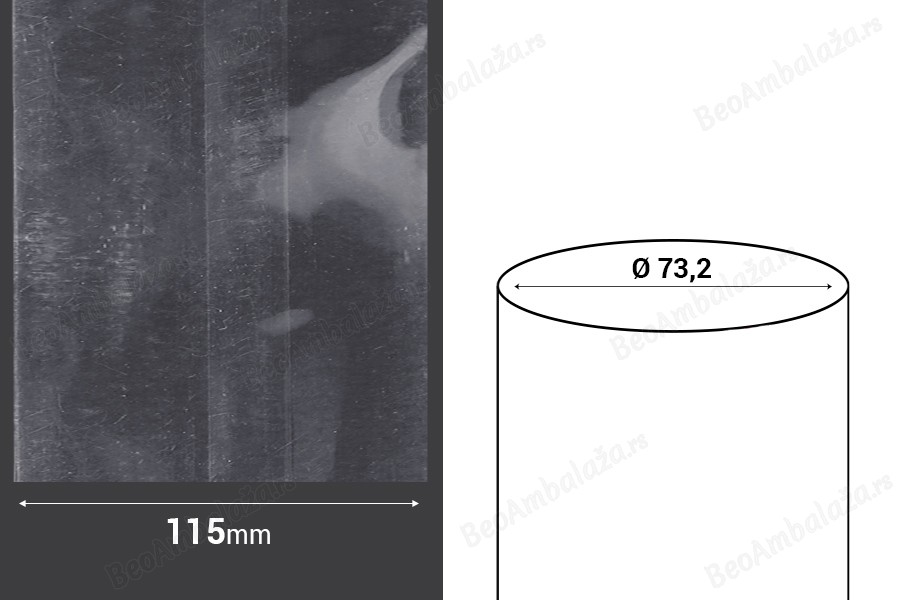 Termoskupljajuća perforirana plastična folija širine 115 mm - dužina metar (f 73,2)-dimenzije_slike