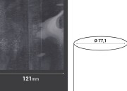 Termoskupljajuća perforirana plastična folija širine 121 mm - dužina metar (f 77,1) Termoskupljajuća perforirana plastična folija širine 121 mm - dužina metar (f 77,1)