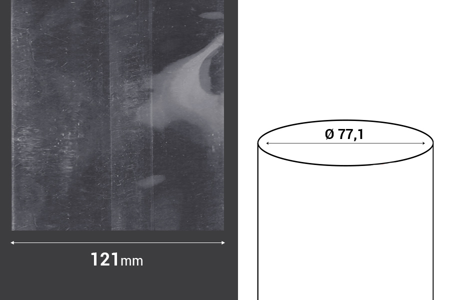 Termoskupljajuća perforirana plastična folija širine 121 mm - dužina metar (f 77,1) Termoskupljajuća perforirana plastična folija širine 121 mm - dužina metar (f 77,1)
