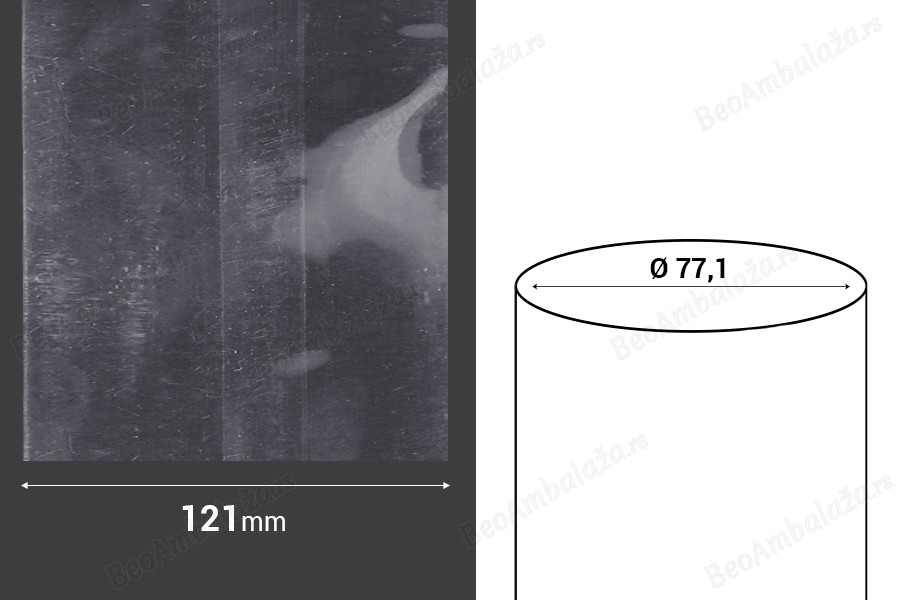 Termoskupljajuća perforirana plastična folija širine 121 mm - dužina metar (f 77,1)-dimenzije_slike