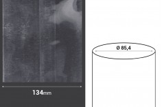 Termoskupljajuća perforirana plastična folija širine 134 mm - dužina metar (f 85,4)