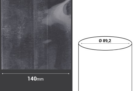 Termoskupljajuća perforirana plastična folija širine 140 mm - dužina metar (f 89,2)-2