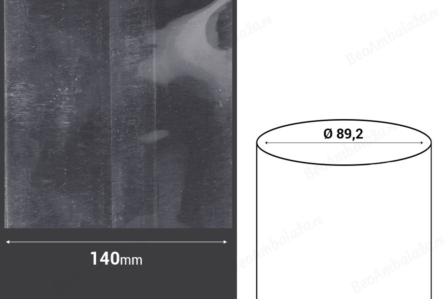 Termoskupljajuća perforirana plastična folija širine 140 mm - dužina metar (f 89,2)-dimenzije_slike