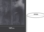 Termoskupljajuća perforirana plastična folija širine 147 mm - dužina metar (f 93,6)