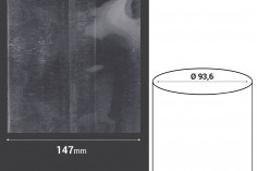 Termoskupljajuća perforirana plastična folija širine 147 mm - dužina metar (f 93,6)