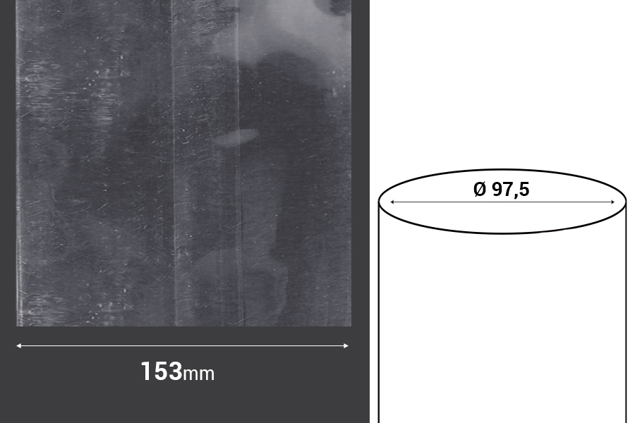 Termoskupljajuća perforirana plastična folija širine 153 mm - dužina metar (f 97,5) Termoskupljajuća perforirana plastična folija širine 153 mm - dužina metar (f 97,5)