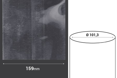 Termoskupljajuća perforirana plastična folija širine 159 mm - dužina metar (f 101,3)-2