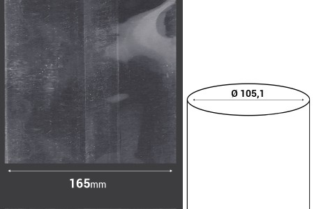Termoskupljajuća perforirana plastična folija širine 165 mm - dužina metar (f 105,1)-2