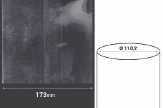 Termoskupljajuća perforirana plastična folija širine 173 mm - dužina metar (f 110,2)