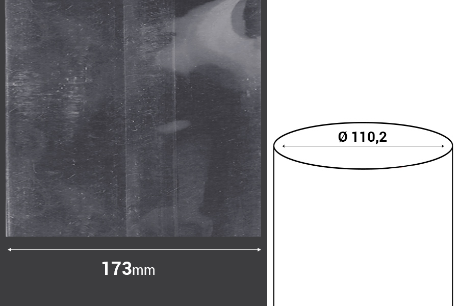 Termoskupljajuća perforirana plastična folija širine 173 mm - dužina metar (f 110,2) Termoskupljajuća perforirana plastična folija širine 173 mm - dužina metar (f 110,2)