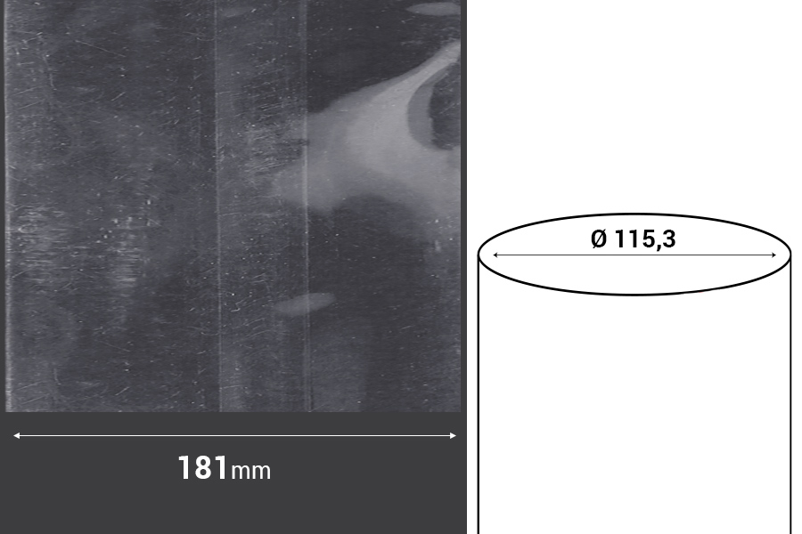Termoskupljajuća perforirana plastična folija širine 181 mm - dužina metar (f 115,3) Termoskupljajuća perforirana plastična folija širine 181 mm - dužina metar (f 115,3)