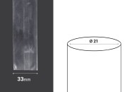 Termoskupljajuća perforirana plastična folija širine 33 mm - dužina metar (f 21) Termoskupljajuća perforirana plastična folija širine 33 mm - dužina metar (f 21)