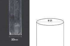 Termoskupljajuća perforirana plastična folija širine 33 mm - dužina metar (f 21)