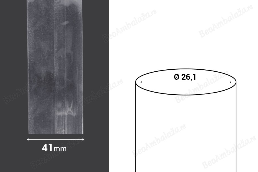 Termoskupljajuća perforirana plastična folija širine 41 mm - dužina metar (f 26.1)-dimenzije_slike