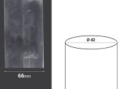 Termoskupljajuća perforirana plastična folija širine 66 mm - dužina metar (f 42) Termoskupljajuća perforirana plastična folija širine 66 mm - dužina metar (f 42)