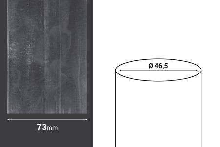 Termoskupljajuća perforirana plastična folija širine 73 mm - dužina metar (f 46.5)-2