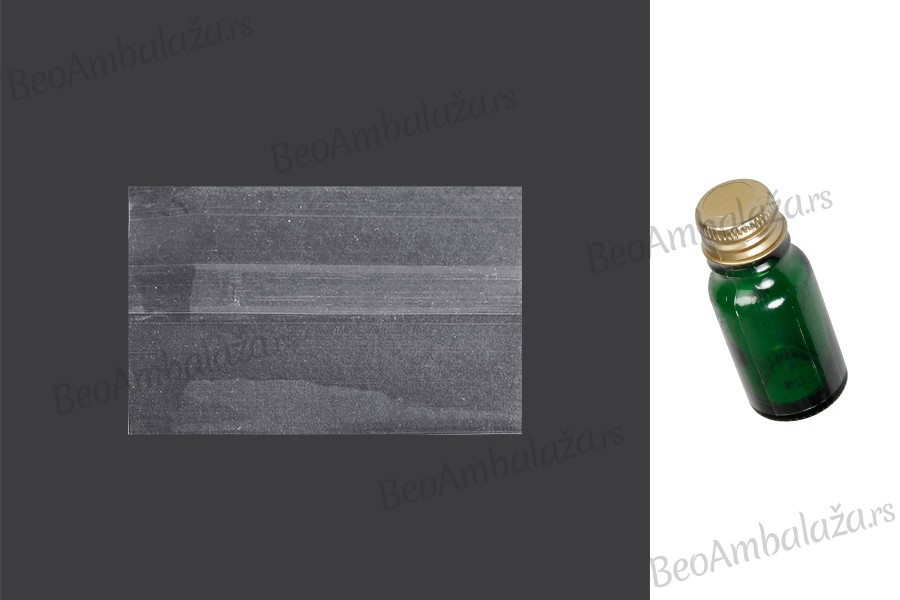 Providna termoskupljajuća kapica 42x61 mm za flašice od 10mL - 20 kom Providna termoskupljajuća kapica 42x61 mm za flašice od 10mL - 20 kom