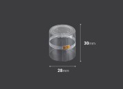 Providna termoskupljajuća kapica 28x30 mm - 20 kom Providna termoskupljajuća kapica 28x30 mm - 20 kom
