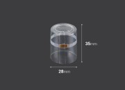 Providna termoskupljajuća kapica 28x35 mm - 20 kom Providna termoskupljajuća kapica 28x35 mm - 20 kom