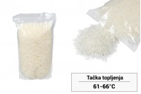 Beli pčelinji vosak u granulama (čvrsti) - 1kg