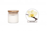 Sweet Vanilla - Aromatična sveća od sojinog voska sa drvenim fitiljem (110gr)