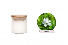 Gardenija - aromatična sveća od sojinog voska sa drvenim fitiljem (110gr)