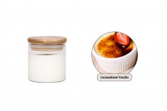 Caramelized Vanilla - Aromatična sveća od sojinog voska sa drvenim fitiljem (110gr)