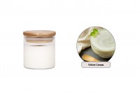 Velvet Cream - Aromatična sveća od sojinog voska sa drvenim fitiljem (110gr)