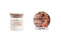 Amber Night - Aromatična sveća od sojinog voska sa pamučnim fitiljem (110gr)