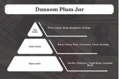 Damson Plum Jam - Aromatična sveća od sojinog voska sa pamučnim fitiljem (110gr)