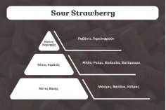 Sour Strawberry - Aromatična sveća od sojinog voska sa pamučnim fitiljem (110gr)