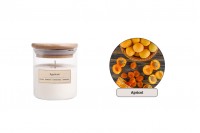 Apricot - Aromatična sveća od sojinog voska sa pamučnim fitiljem (110gr)